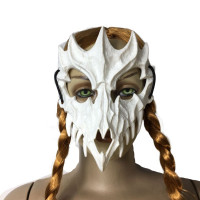 Mascara Ossada Dragão Branco Halloween