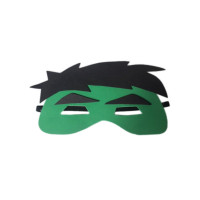 Máscara Héroi Verde EVA