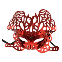 Máscara Veneziana Carnavalesca - Vermelho