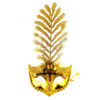 Máscara Veneziana Pinheiro - Dourado