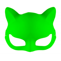 Máscara Gatinha Neon - Verde