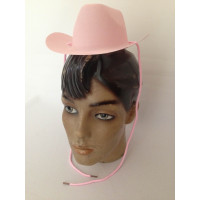 Mini Chapéu Cowboy - Rosa