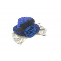 Mini Chapéu Decorado - Azul
