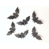 Mini Morcego Preto com 6
