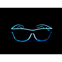Óculos com Led Neon Restart - Azul - 3