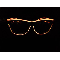 Óculos com Led Neon Restart - Laranja - 1