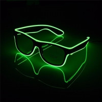 Óculos com Led Neon Restart - Verde - 1