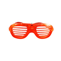 Óculos com Led Persiana - Vermelho