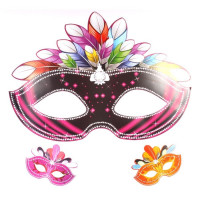 Painel Decorativo Mascaras de Carnaval com 3