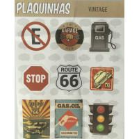 Plaquinhas Vintage c/ 10 - 1