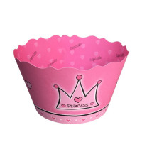 Saia Cupcake Princesa Rosa com 12