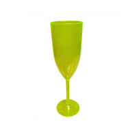 Taça de Champanhe 180 ml - Amarelo Neon