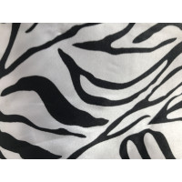 Tecido Charmeuse Estampado 1,47 x 1 m - Zebra