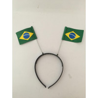 Tiara Bandeira do Brasil 6 X 8 cm