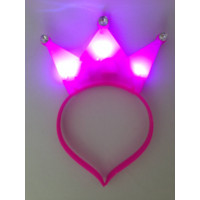 Tiara Coroa Pisca - Rosa Pink - 2