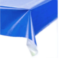 Toalha de Mesa Perolada Quadrada 78 X 78 cm com 10 - Azul Royal