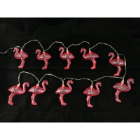 Varal Flamingos com Led 1,80 M