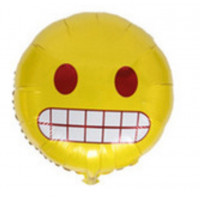 Balão Metalizado Emoji 45 Cm - Careta