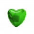 Balão Coração 20" 50 Cm Metalizado - Verde Limão