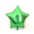 Balão Estrela 18" 45 Cm Metalizado - Verde Limão