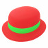 Chapéu Coquinho Neon com Fita - Vermelho