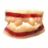 Dentadura Halloween de Silicone - Dentes Tortos