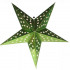 Luminária Estrela Holográfica 40 cm - Verde Bandeira