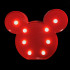 Luminária com LED Ratinho - Vermelho