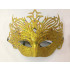 Máscara Veneziana com Glitter - Dourado