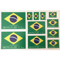 Adesivo Brasil com 11