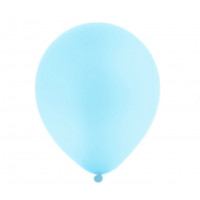 Balão 09" 23 cm Balloontech com 50 - Azul Bebê