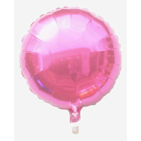 Balão Redondo 18" 46 cm Metalizado - Rosa Claro