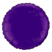 Balão Redondo 18" 46 cm Metalizado - Roxo