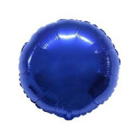 Balão Redondo 18" 46 cm Metalizado - Azul