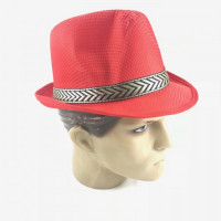 Chapéu Malandro Colorido - Vermelho