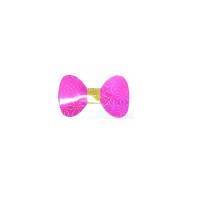 Gravata Borboleta Holográfica com 12 - Rosa Pink