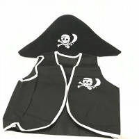 Kit Pirata Infantil - Colete e Chapéu