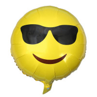 Balão Metalizado Emoji  45 Cm - Legal