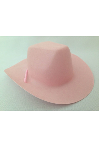 Featured image of post Chapeu Cowboy Rosa Le chapeau cowboy se caract ris par une calotte haute et de larges bords le chapeau cowboy est l une des formes les plus