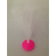 Abajur Fibra Ótica Peteca - Rosa Pink - 2
