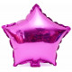 Balão Estrela 12" 30 cm metalizado - Rosa Pink