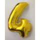 Balão Metalizado Número 25" 70 cm - Dourado - 6