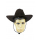 Chapéu Cowboy Camurça - Marrom Escuro - 1