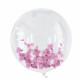 Confete para Decoração de Balões - Rosa Claro - 1