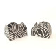 Forminha Quadrada com 50 - Zebra