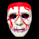 Máscara Halloween Sem Face Branca com LED - Rosa Pink - 1