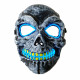 Mascara Caveira Terror com Led - Azul
