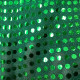 Tecido Paetê 1,13 x 1 m - Verde Bandeira
