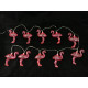 Varal Flamingos com Led 1,80 m - 1
