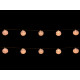 Varal Luminária Oriental Decorada C/ Luz - Rosa Claro - 1